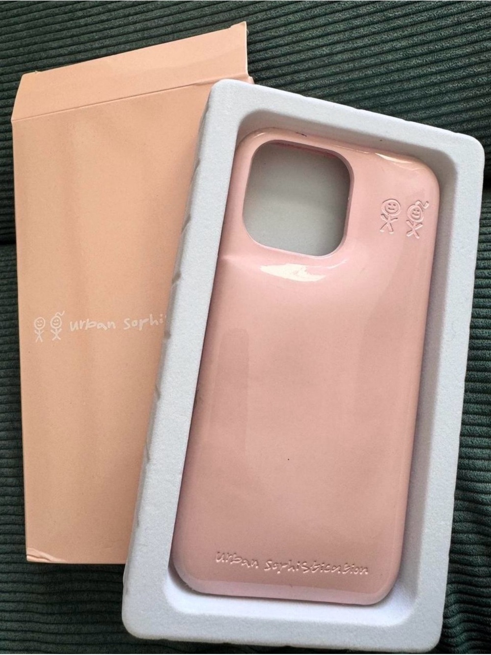 Urban Sophistication Iced Pink Soap Case for IPhone 15 Pro Max